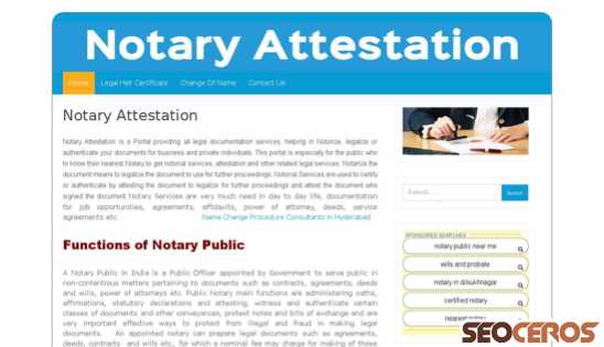 notaryattestation.in desktop Vista previa