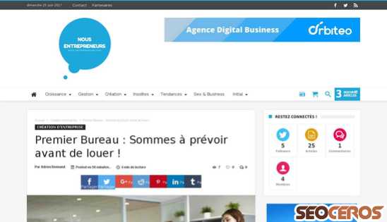 nous-entrepreneurs.com/bureau-sommes-a-prevoir-avant-louer desktop előnézeti kép