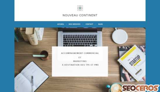 nouveaucontinent.info desktop förhandsvisning
