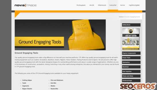novistrade.hu/ground-engaging-tools desktop preview