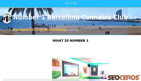 number1cannabisclub.com desktop Vista previa