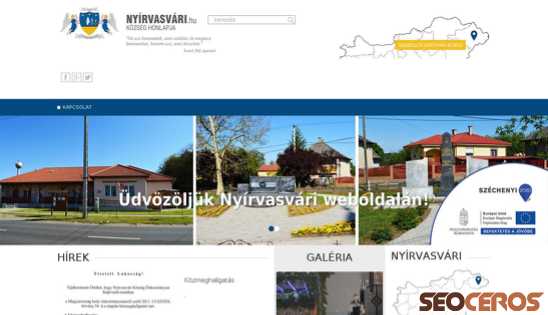 nyirvasvari.hu desktop előnézeti kép