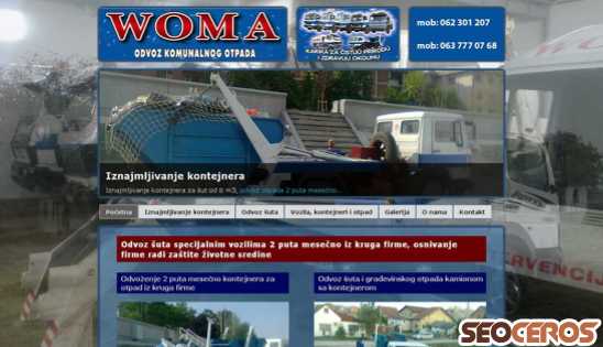 odvozsuta-woma-novisad.com desktop előnézeti kép