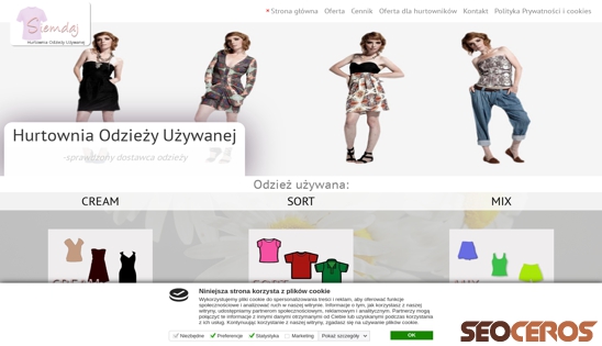 odziez-uzywana.net.pl desktop előnézeti kép