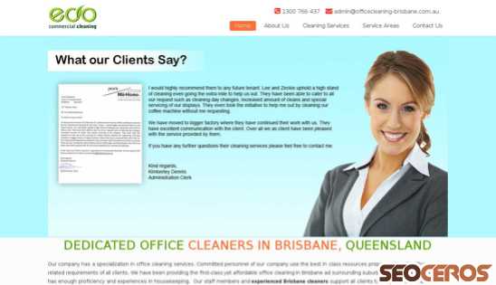 officecleaners-brisbane.com.au desktop preview