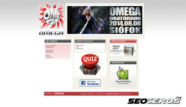 omega.hu desktop Vista previa