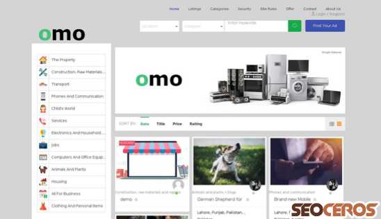 omo-ads-sites.com desktop náhled obrázku