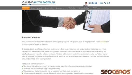onlineautoleasen.nl/partner.php desktop Vista previa