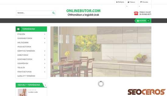 onlinebutor.com desktop náhľad obrázku