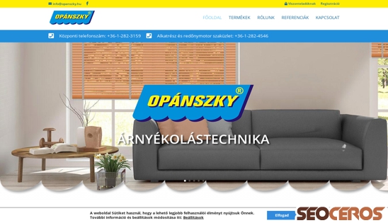 opanszky.hu desktop előnézeti kép