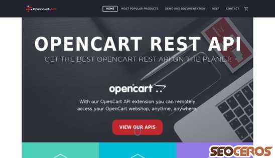 opencart-api.com desktop preview