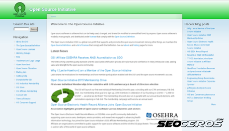opensource.org desktop vista previa