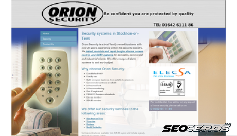 orion-security.co.uk desktop előnézeti kép