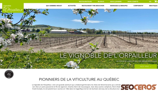orpailleur.ca desktop náhled obrázku