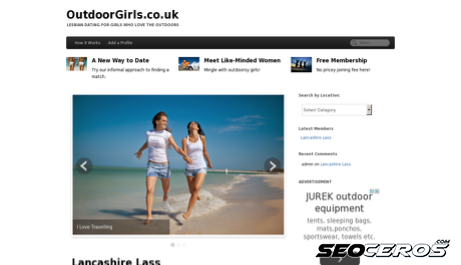 outdoorgirls.co.uk desktop előnézeti kép