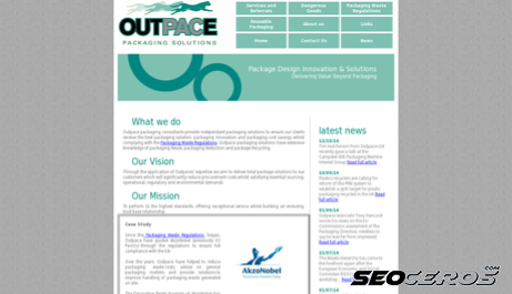 outpace.co.uk desktop preview