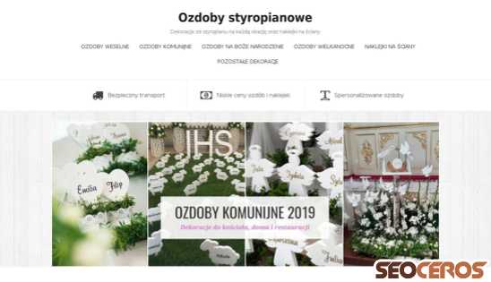 ozdoby-styropianowe.pl desktop प्रीव्यू 