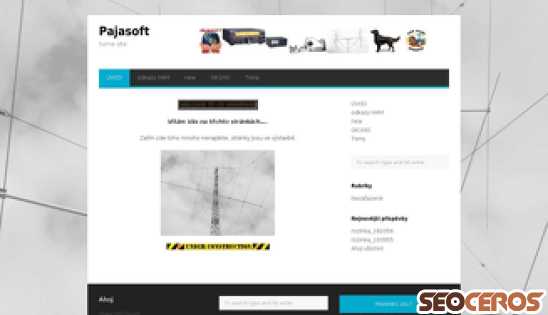 pajasoft.cz desktop preview