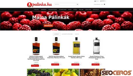 palinka.hu desktop előnézeti kép