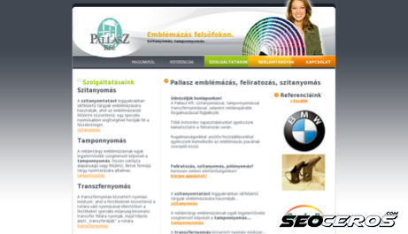 pallasz-emblemazas.hu desktop Vista previa