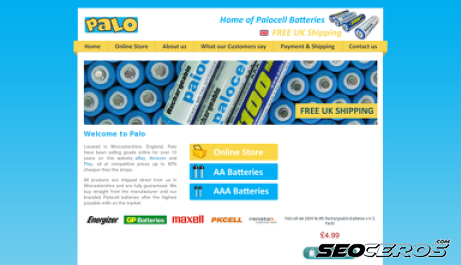 palo.co.uk desktop náhľad obrázku