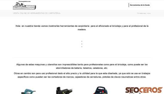 paracarpintero.com desktop previzualizare