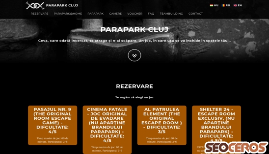 paraparkcluj.ro desktop preview