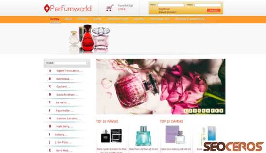 parfumworld.sk desktop előnézeti kép
