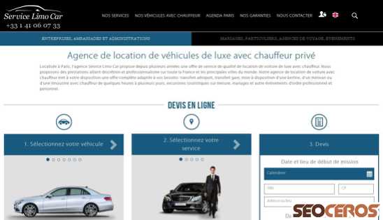 paris-chauffeur-limousine.com/fr/accueil desktop előnézeti kép