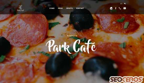 park-cafe.pl desktop preview