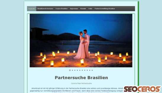 partnersuche.world desktop náhľad obrázku