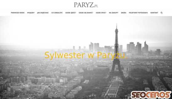 paryz.pl desktop náhled obrázku
