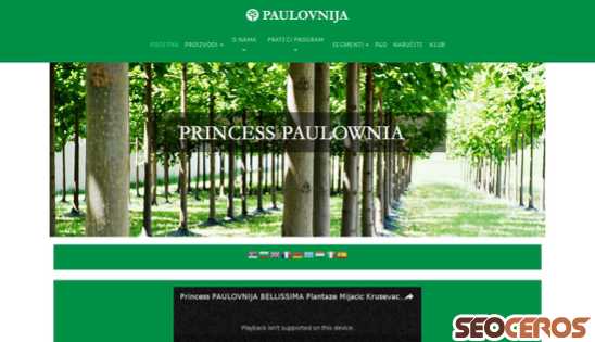 paulovnija.info desktop náhľad obrázku
