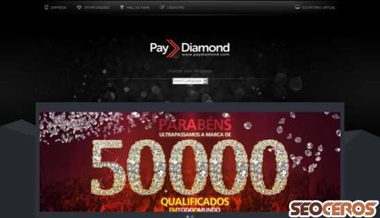paydiamond.com desktop preview