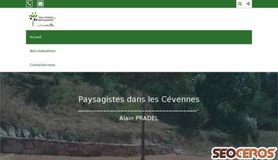 paysagiste-cevennes.fr desktop previzualizare