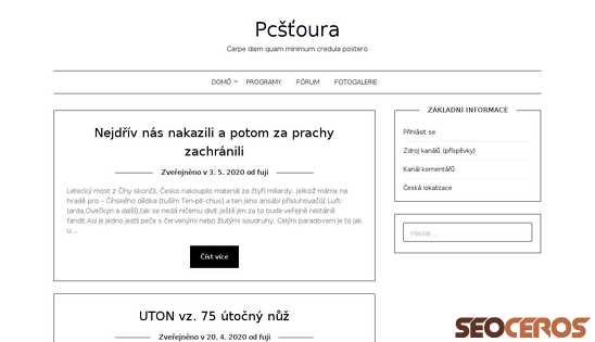pcstoura.cz desktop preview