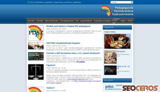 pdsz.hu desktop előnézeti kép