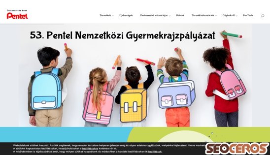 pentel.hu desktop előnézeti kép