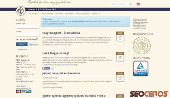 penzvero.hu desktop előnézeti kép