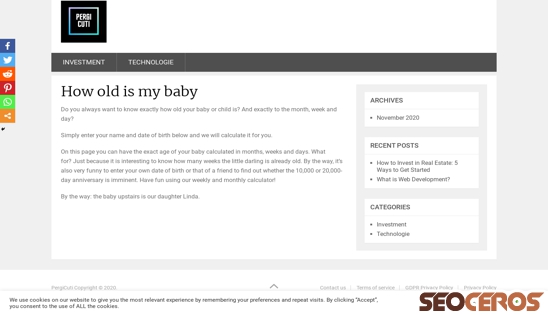 pergicuti.com/how-old-is-my-baby desktop förhandsvisning