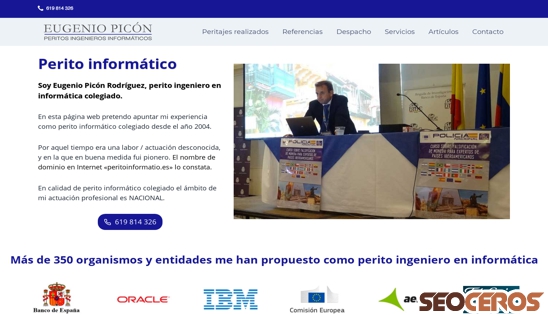 peritoinformatico.es desktop förhandsvisning