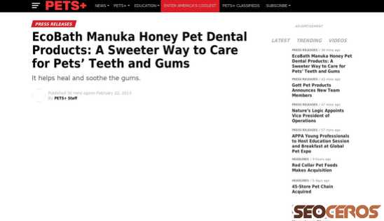 petsplusmag.com/ecobath-manuka-honey-pet-dental-products-a-sweeter-way-to-care-for-pets-teeth-and-gums-2 desktop vista previa