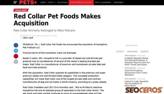 petsplusmag.com/red-collar-pet-foods-makes-acquisition desktop prikaz slike