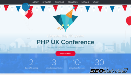 phpconference.co.uk desktop Vista previa
