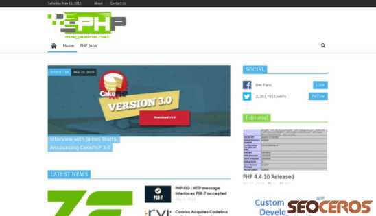 phpmagazine.net desktop Vista previa