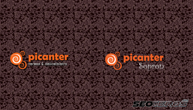 picanter.hu desktop előnézeti kép