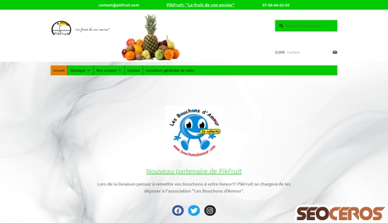pikfruit.com desktop Vorschau