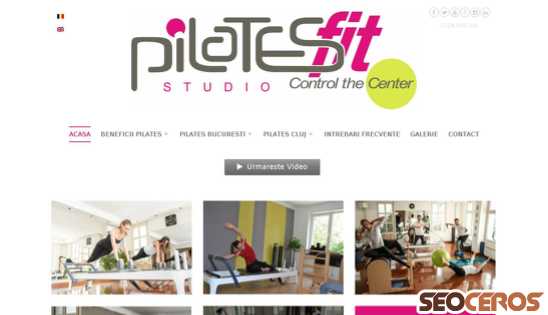 pilatesfit.ro desktop Vorschau