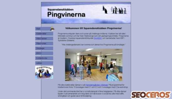 pingvinerna.se desktop előnézeti kép