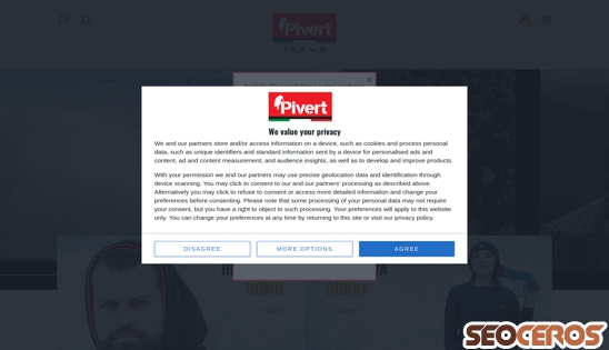 pivert-store.com desktop 미리보기